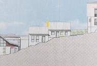SÜDHANGLAGE AM WIENERWALD - baugenehmigtes Wohnprojekt mit traumhaftem Wienblick - oberes Haus