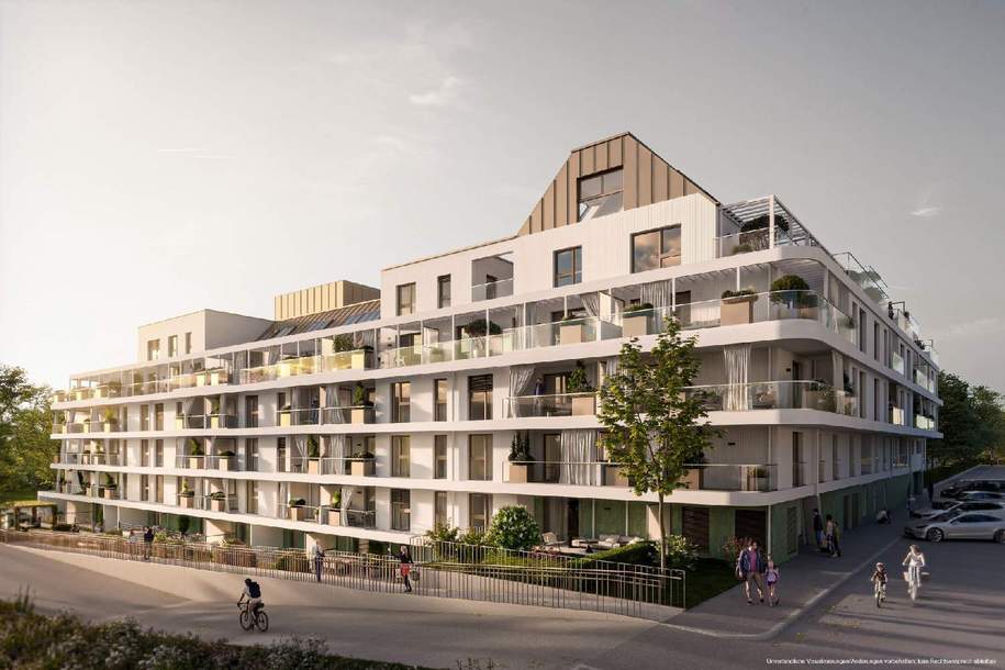 112 provisionsfreie Neubauwohnungen an der Alten Donau, Wohnung-kauf, 647.000,€, 1220 Wien 22., Donaustadt