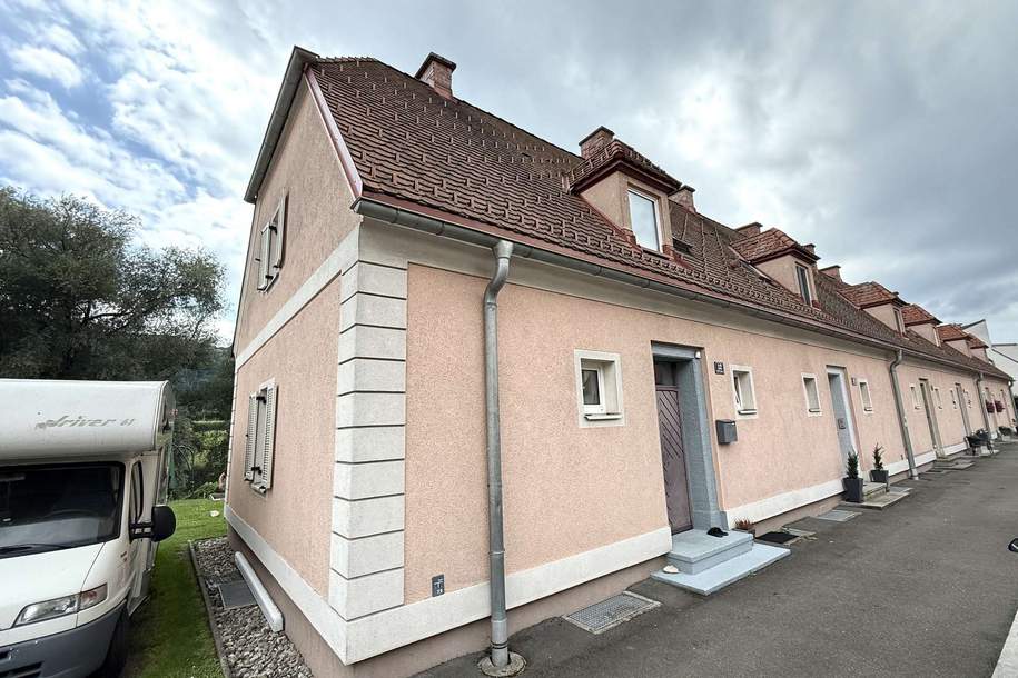 Leoben: Charmantes Reiheneckhaus mit Gartenidylle &amp; großem Keller, Haus-kauf, 210.000,€, 8700 Leoben