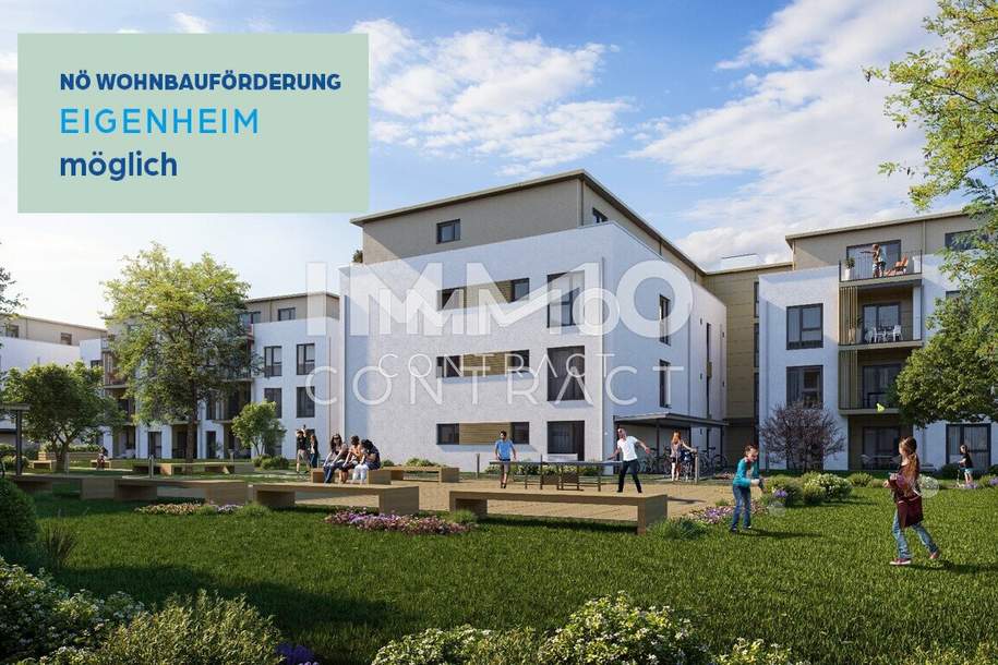 3 Zimmer Neubau mit Aussicht!, Wohnung-kauf, 185.000,€, 3200 Sankt Pölten(Land)