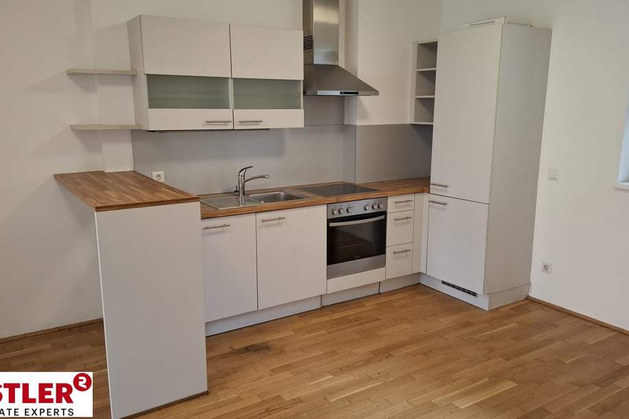 Mietwohnung, 2 Zimmer + Küche mit Essbereich + Garten und Terrasse, in Linz Stadt, Wohnung-miete, 1.099,00,€, 4020 Linz(Stadt)