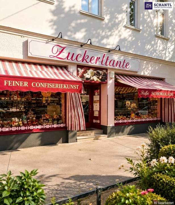 Ein Investment, das bereits arbeitet! Gut vermietetes Geschäftslokal mit 5,5 % Rendite! Das Gebäude erstrahlt bereits in vollem Glanz! SOMMERAKTION: 50 % Provisionsnachlass!