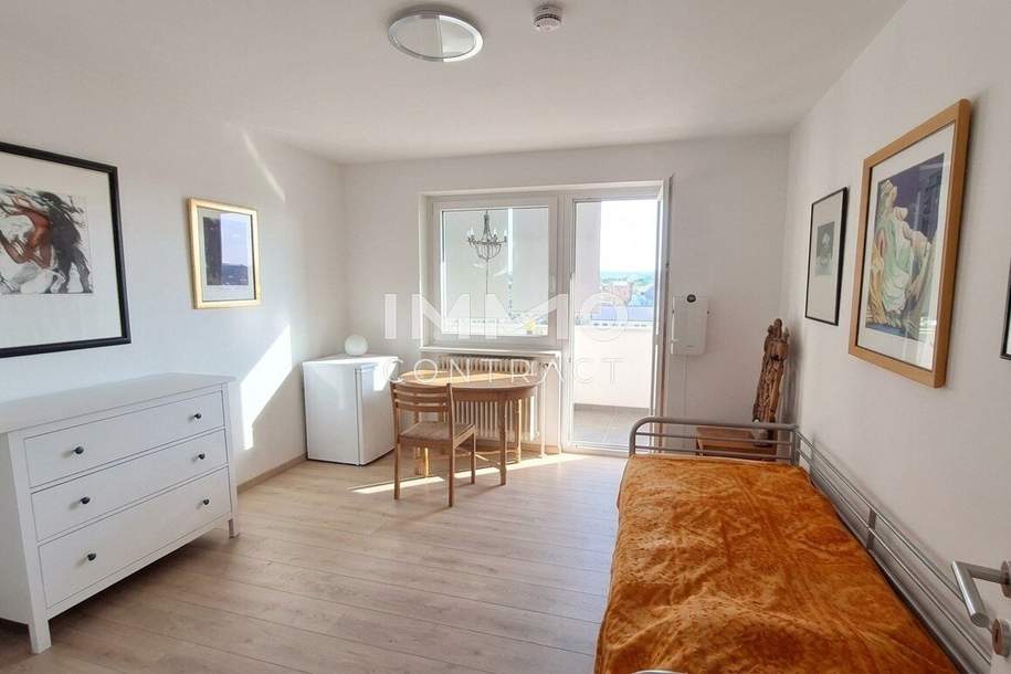 Kleine möblierte Wohnung in Linz mit Loggia, und Garagenplatz, Wohnung-kauf, 109.900,€, 4030 Linz(Stadt)