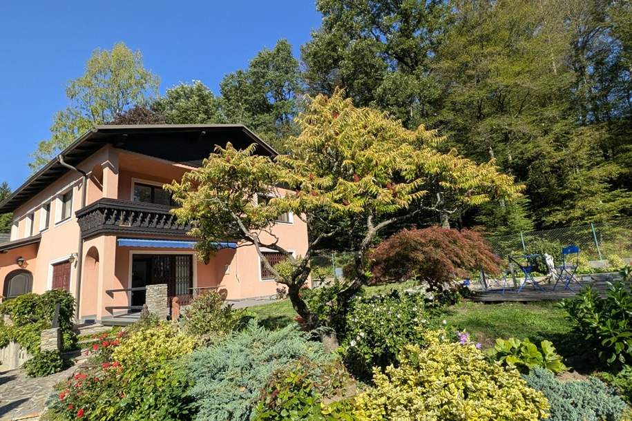 WOHNIDYLLE AM WIENERWALD – TRAUMGARTEN MIT SCHWIMMTEICH & PAVILLON IN ABSOLUTER RUHELAGE, Haus-kauf, 690.000,€, 3004 Tulln