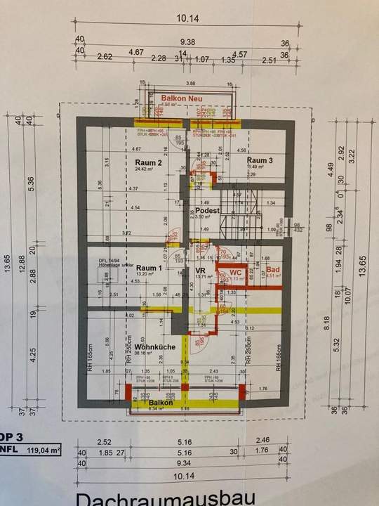 Sofort verfügbar! Große 4 Zimmer Wohnung in Doppl