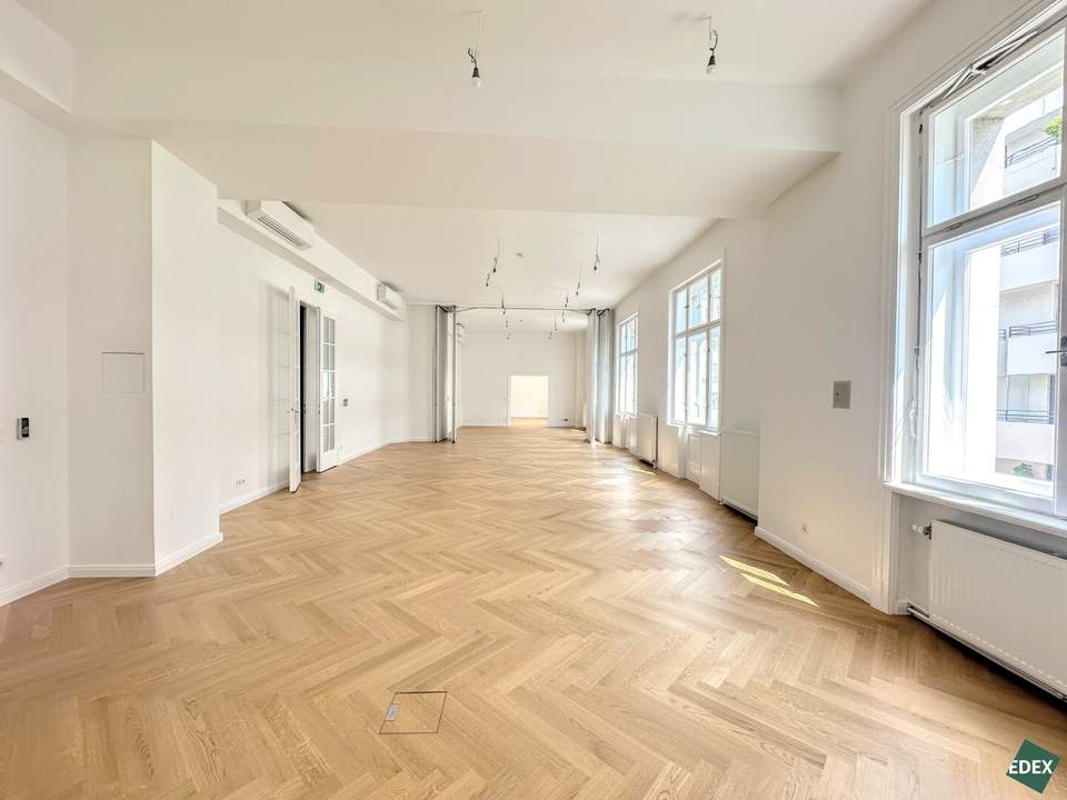 Modern saniertes Altbau-Büro | Zwei Eingänge | Gekühlt | Schwarzenbergplatz