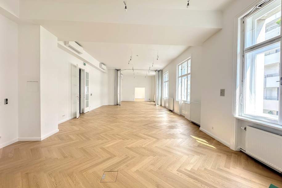 Modern saniertes Altbau-Büro | Zwei Eingänge | Gekühlt | Schwarzenbergplatz, Gewerbeobjekt-miete, 12.296,75,€, 1010 Wien 1., Innere Stadt