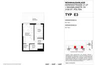 Moderne 2-Zimmer Wohnung in der Kerensstraße