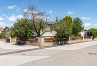 Bungalow mit Keller auf Eckgrundstück nahe Wien