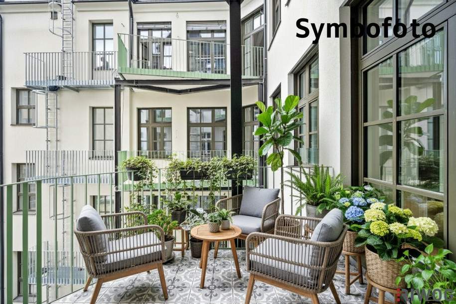 **Traumwohnung mit Balkon und 3.55m Raumhöhe in ehemaliger Fabrik**, Wohnung-kauf, 1.350.000,€, 1070 Wien 7., Neubau