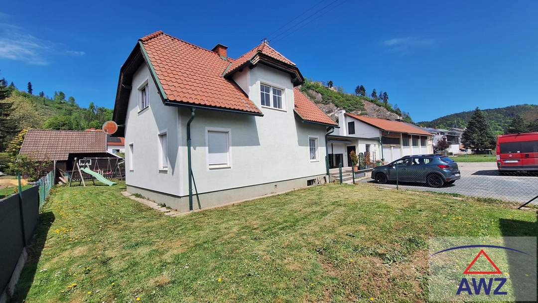 TOPPREIS-Schönes Wohnen in Griffen. Haus mit Einlegerwohnung