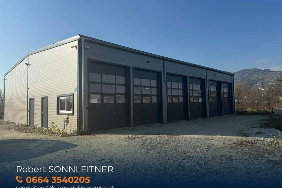 Halle mit 11 Lagerboxen und 4 Container am Hatric 157 zu verkaufen, Gewerbeobjekt-kauf, 850.000,€, 8230 Hartberg-Fürstenfeld