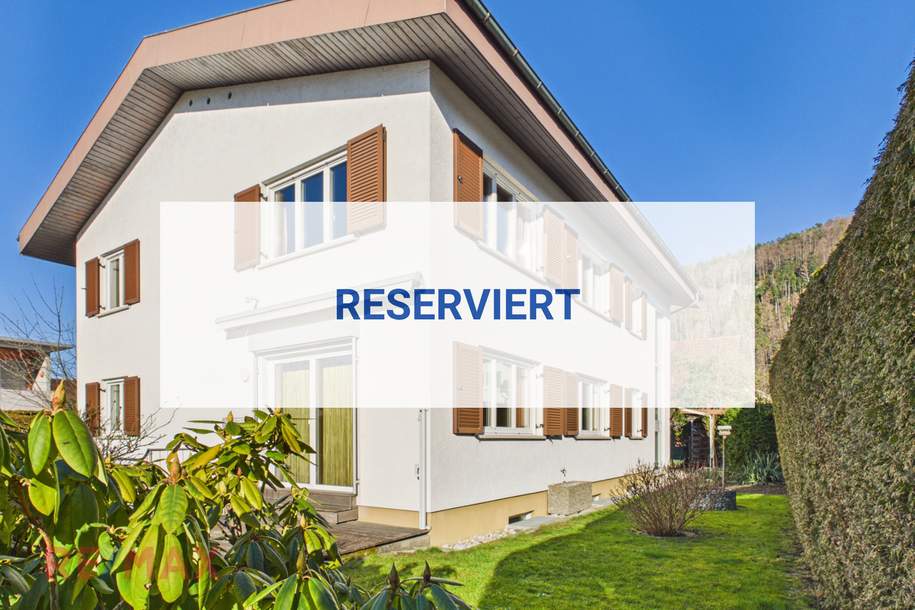 Wohnqualität und Raumvielfalt – gepflegtes Zweifamilienhaus mit Gartenidylle, Haus-kauf, 6800 Feldkirch