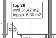 Purkersdorf! 1-Zimmer Wohnung mit Loggia ab sofort zur Miete!