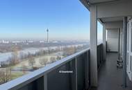 Mischek Tower: Möblierte 3,5 Zimmer mit Loggia und Weitblick auf den Donaupark!