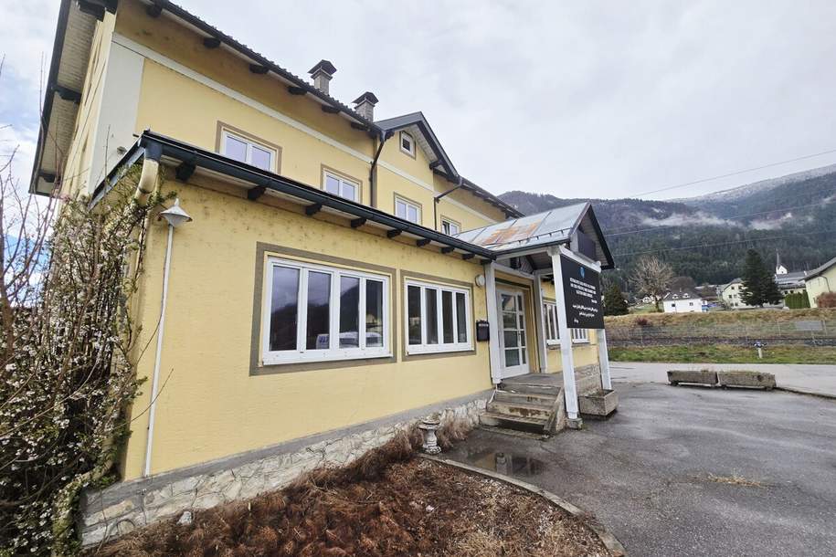 Geräumiges Büro/Betriebsstätte/Ordination in der Gemeinde Weissenstein mit Parkplätzen, Gewerbeobjekt-miete, 1.200,00,€, 9721 Villach Land