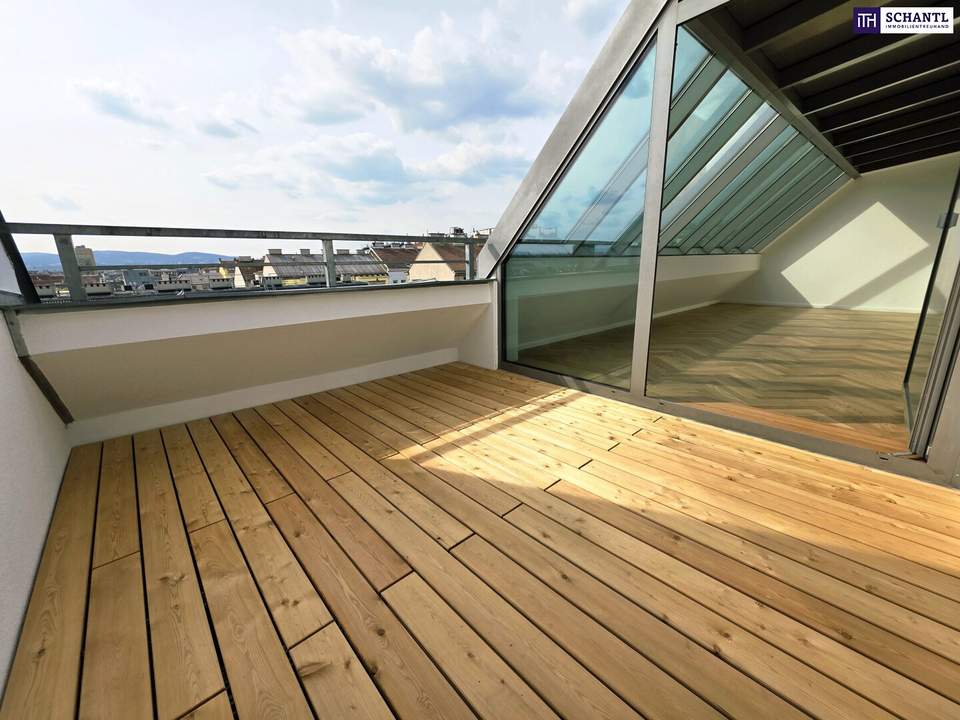 Ein frisch saniertes Schmankerl! Traumhafter Blick auf das Schloss Schönbrunn! Happy to be here! Lichtdurchflutet + Super hohe Räume im Dachgeschoss + Terrasse mit Fernblick + Beste Infrastruktur und Anbindung!