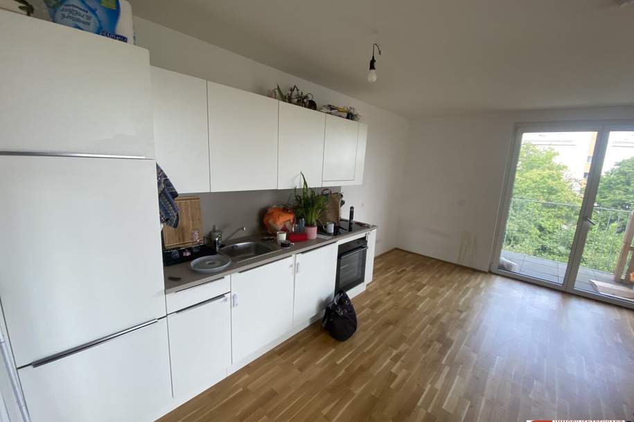 Moderne 1-Zimmer-Neubauwohnung mit Loggia – Laer Wald, 1100 Wien, Wohnung-miete, 799,00,€, 1100 Wien 10., Favoriten