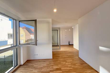 BEZUGSFERTIG I Nähe Mühlwasser I Klimaaktiv-zertifiziert I Tiefgarage I Wärmepumpe I Fußbodenheizung &amp; Kühlung I PV-Anlage, Wohnung-kauf, 284.200,€, 1220 Wien 22., Donaustadt