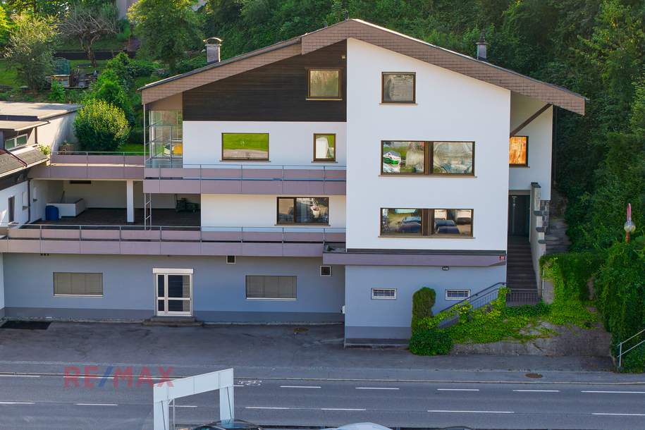 562 m² Nutzfläche! Viel Platz zum Wohnen und Arbeiten: Geschäftslokal mit Wohneinheit in Sulz, Haus-kauf, 6832 Feldkirch