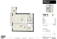 Schöner Neubau: 2 Zimmer + südseitige Loggia in beliebter Lage (Zieglergasse)