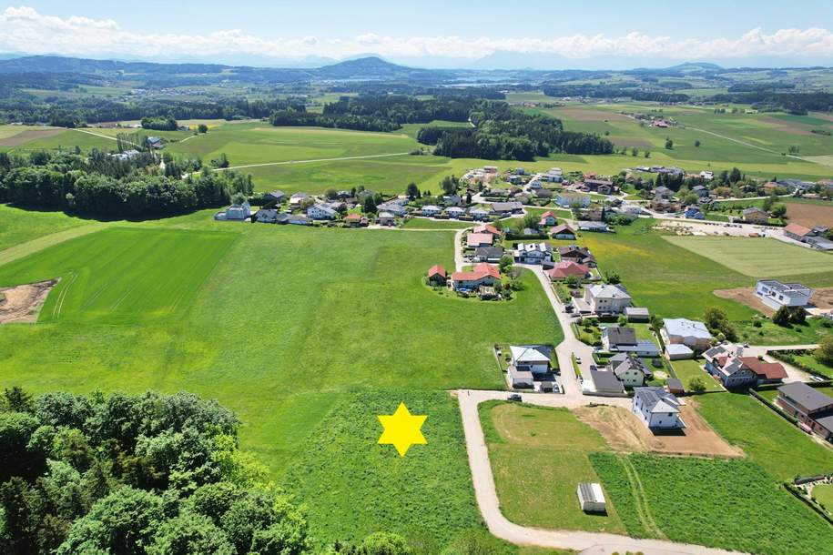Baugrundstück mit Panoramablick, Grund und Boden-kauf, 183.300,€, 5232 Braunau am Inn
