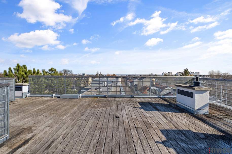 Nähe Küniglberg / Schönbrunn - DG-Wohnung mit ca 50m² Dachterrasse - inkl. fantastischem Blick über Wien - Nähe Atzgersdorfer Straße, Wohnung-kauf, 499.000,€, 1120 Wien 12., Meidling