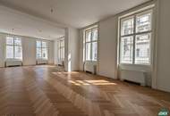 Erstbezug nach Sanierung – Repräsentatives Altbau-Büro nahe Rathaus mit Terrasse