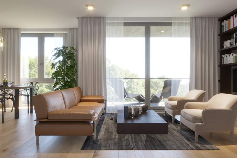 ++ LICHTDURCHFLUTET ++ Exklusives Zuhause mit AUSBLICK, Wohnung-kauf, 1.120.000,€, 1140 Wien 14., Penzing