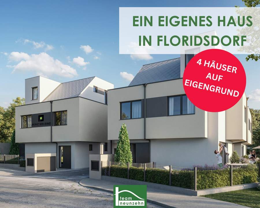 Ihr neues Zuhause in idyllischer Lage – Exklusive Einfamilienhäuser im 21. Bezirk. - WOHNTRAUM