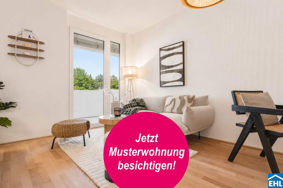 Erstbezug | 1 Zimmer | Wohnen zwischen Stadt und Wasser, Wohnung-miete, 899,01,€, 1220 Wien 22., Donaustadt