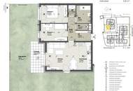Großzügige 3-Zimmer-Wohnung mit 121 m² Garten - Geförderter Wohngenuss - Wohnraumlüftung