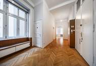LÄSST JEDES ALTBAU-LIEBHABER-HERZ HÖHER SCHLAGEN: Gesamte BELETAGE mit über 200 qm in Bennogasse!