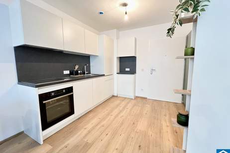 Geräumige 2-Zimmer-Wohnung mit Loggia und Einbauküche – Urbaner Wohnkomfort im High Five ab sofort!, Wohnung-miete, 820,00,€, 4020 Linz(Stadt)