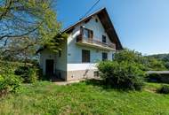 Liegenschaft mit Einfamilienhaus und Nebengebäuden nahe Bad Gams!