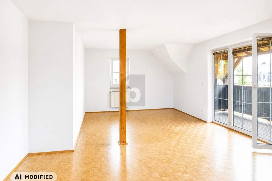 GROSSZÜGIGE WOHNUNG MIT SONNIGEM BALKON UND VIEL PLATZ, Wohnung-miete, 1.590,00,€, 5202 Salzburg-Umgebung