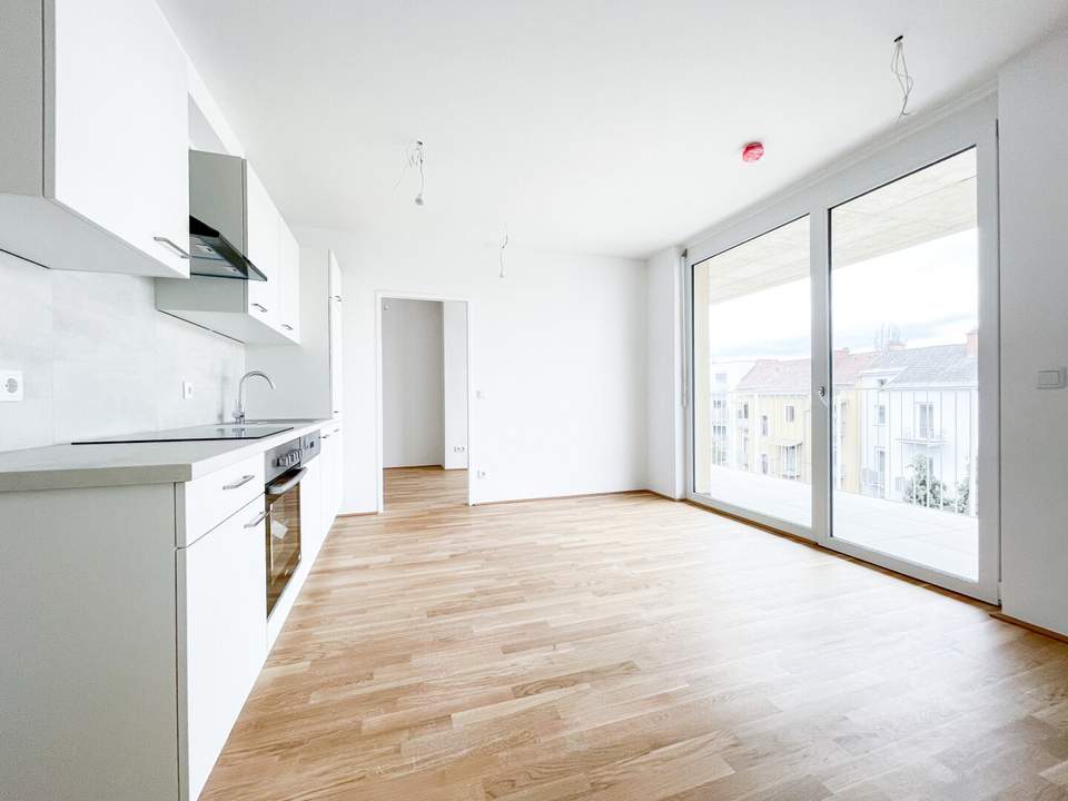 Moderne 3-Zimmer-Wohnung mit großem Balkon im Herzen von Graz