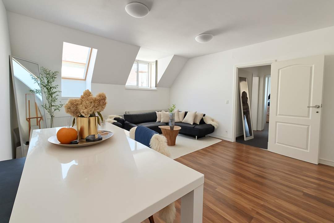 HERBSTPREIS! Tolle Dachgeschosswohnung Nähe U 2 Station Stadlau, vermietet bis 02.2027