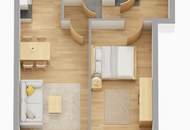 "THE CHARMING" - PAAR- und SINGLE-Hit - 2 Zimmer - 52 m² - ERSTBEZUG!!