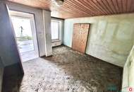 Einfamilienhaus in Ruhelage mit Schuppen und 4 Zimmer auf großem Grundstück, sanierungsbedürftig, zu kaufen!