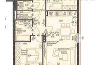Moderne Wohnung mit Balkon