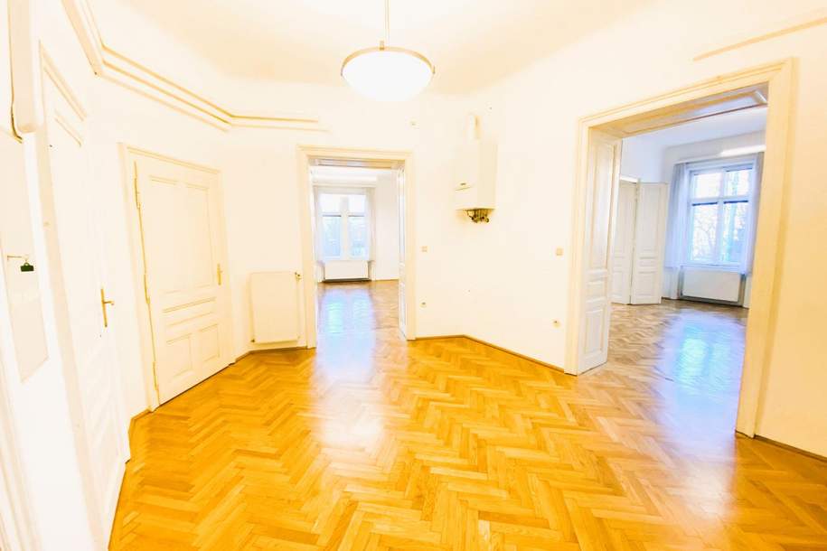 Residieren am Liechtensteinpark / 5 Zimmer Altbauwohnung / frisch sanierter Parkett, Wohnung-miete, 2.183,12,€, 1090 Wien 9., Alsergrund