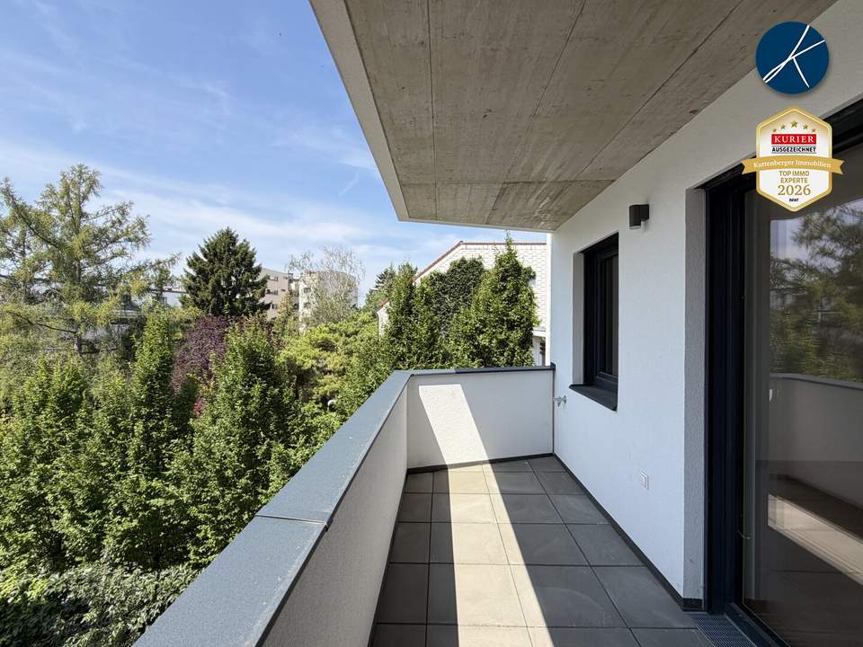 Zwei Balkone: Helle 3-Zimmer Wohnung im Erstbezug