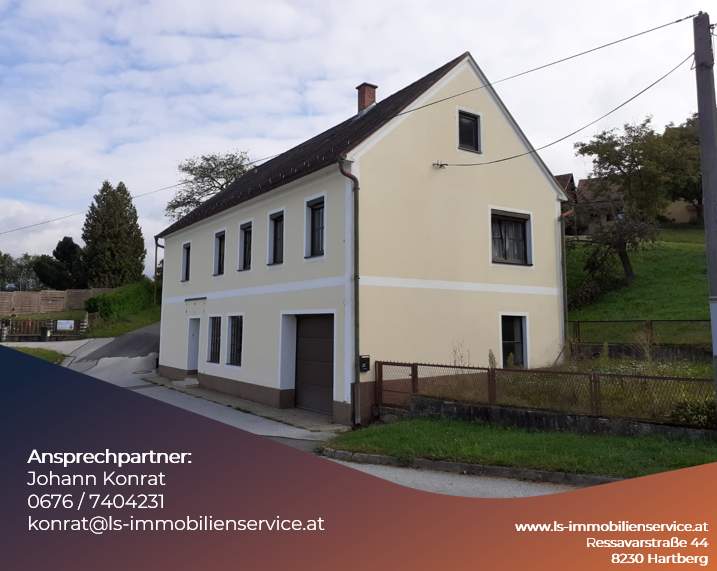Schönes Einfamilienhaus am Ortsrand von Mariasdorf!