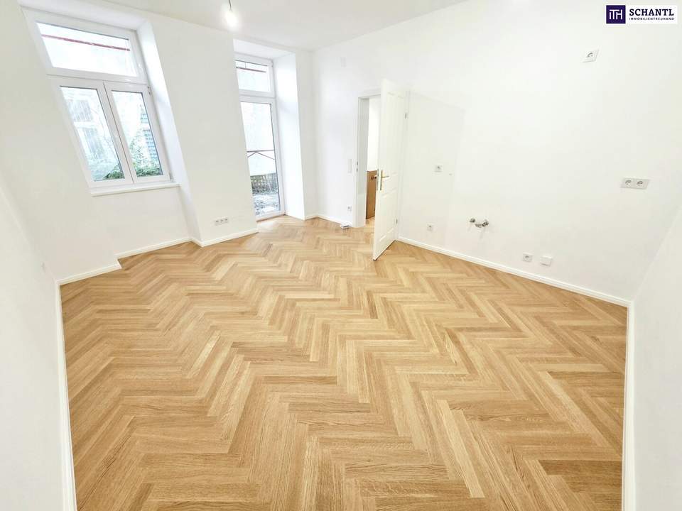 Saniertes Raumwunder im absoluter Hofruhelage mit kleinem Garten und Terrasse! Kurzzeitvermietung möglich + Perfekte Infrastruktur und Anbindung! Jetzt zugreifen!