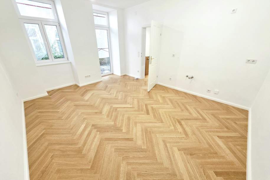 Saniertes Raumwunder im absoluter Hofruhelage mit kleinem Garten und Terrasse! Kurzzeitvermietung möglich + Perfekte Infrastruktur und Anbindung! Jetzt zugreifen!, Wohnung-kauf, 170.200,€, 1160 Wien 16., Ottakring