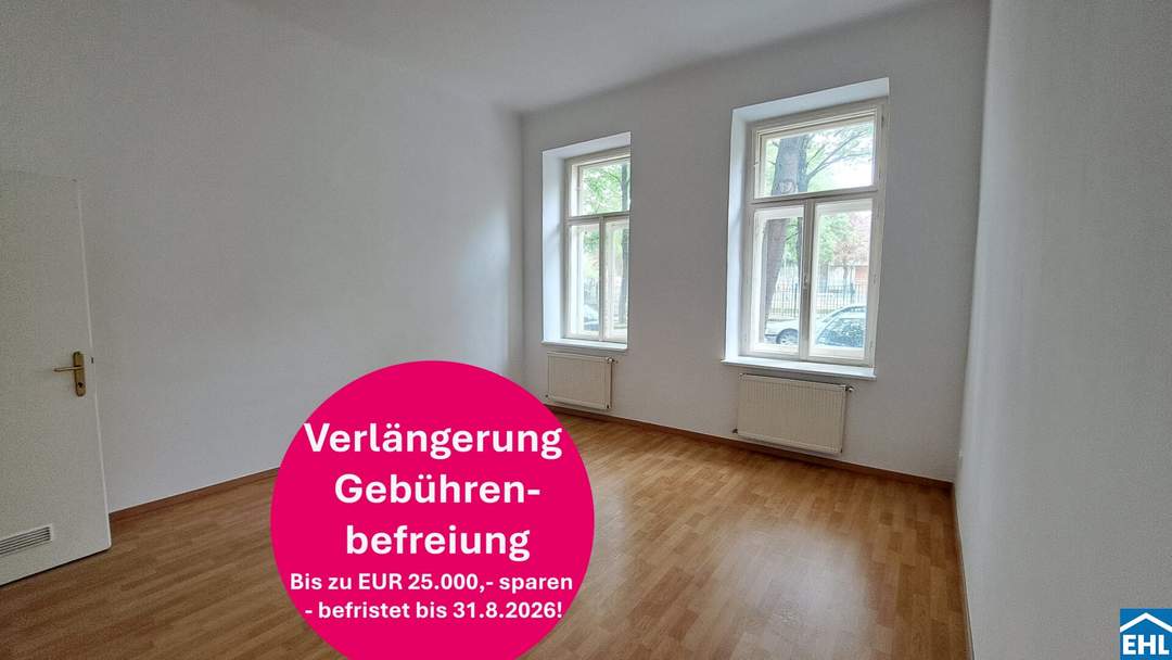 Ruhige 3-Zimmer-Altbauwohnung!