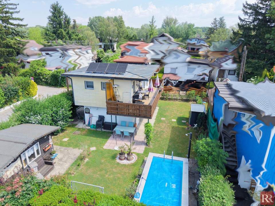 Sehr gepflegtes Stelzenhaus mit Pool im Strombad Kritzendorf