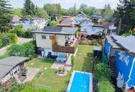 Sehr gepflegtes Stelzenhaus mit Pool im Strombad Kritzendorf