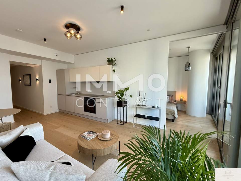 TOP möblierter Erstbezug mit Donau- und Cityblick, Gym, Spa, Pool, Lounges, uvm im Turm (NEW)
